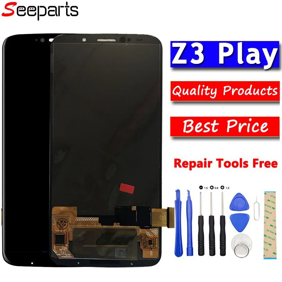 6.01"For Motorola Moto Z3 Play LCD Display Touch Screen Digitizer Assembly Replacement For Moto Z3 Play XT1929 XT-1929 LCD
6.01"For Motorola Moto Z3 Play LCD Display Touch Screen Digitizer Assembly Replacement For Moto Z3 Play XT1929 XT-1929 LCD