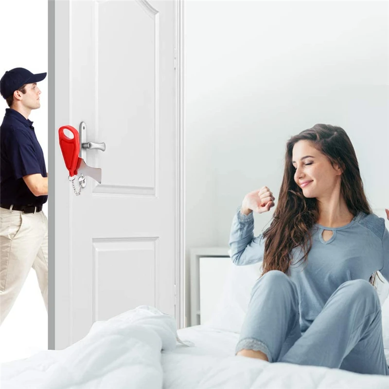 Portable Hotel Door Lock Locks Self-Defense Door Stop Travel Travel Accommodation Stopper Door Lock Anti Theft Security Privacy
Portable Hotel Door Lock Locks Self-Defense Door Stop Travel Travel Accommodation Stopper Door Lock Anti Theft Security Privacy