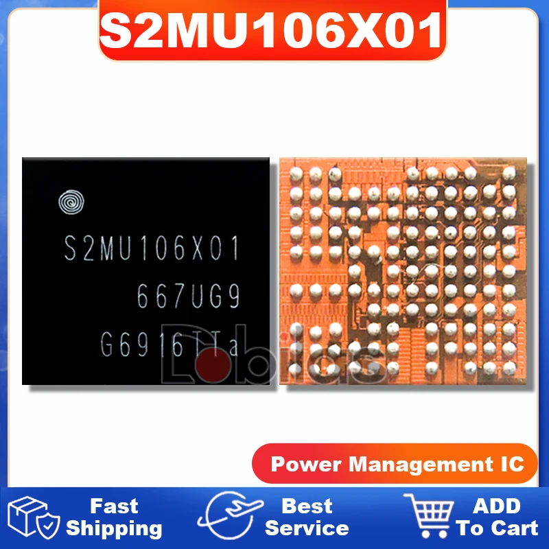 

1 шт. S2MU106X01 MU106X01 для Samsung BGA управление питанием IC чип PM IC PMIC интегральные схемы запасные части чипсет