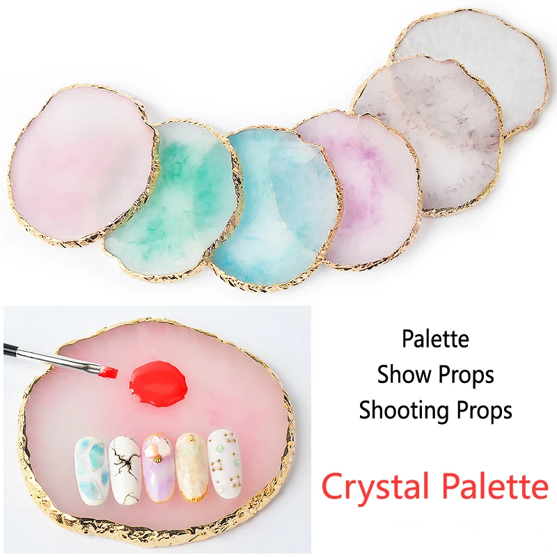 Resin Stone Color Palette Nail Color Palette for Nail Color Mixing Display False Nail Tips Drawing Manicure Polish Gel Tool
Resin Stone Color Palette Nail Color Palette for Nail Color Mixing Display False Nail Tips Drawing Manicure Polish Gel Tool