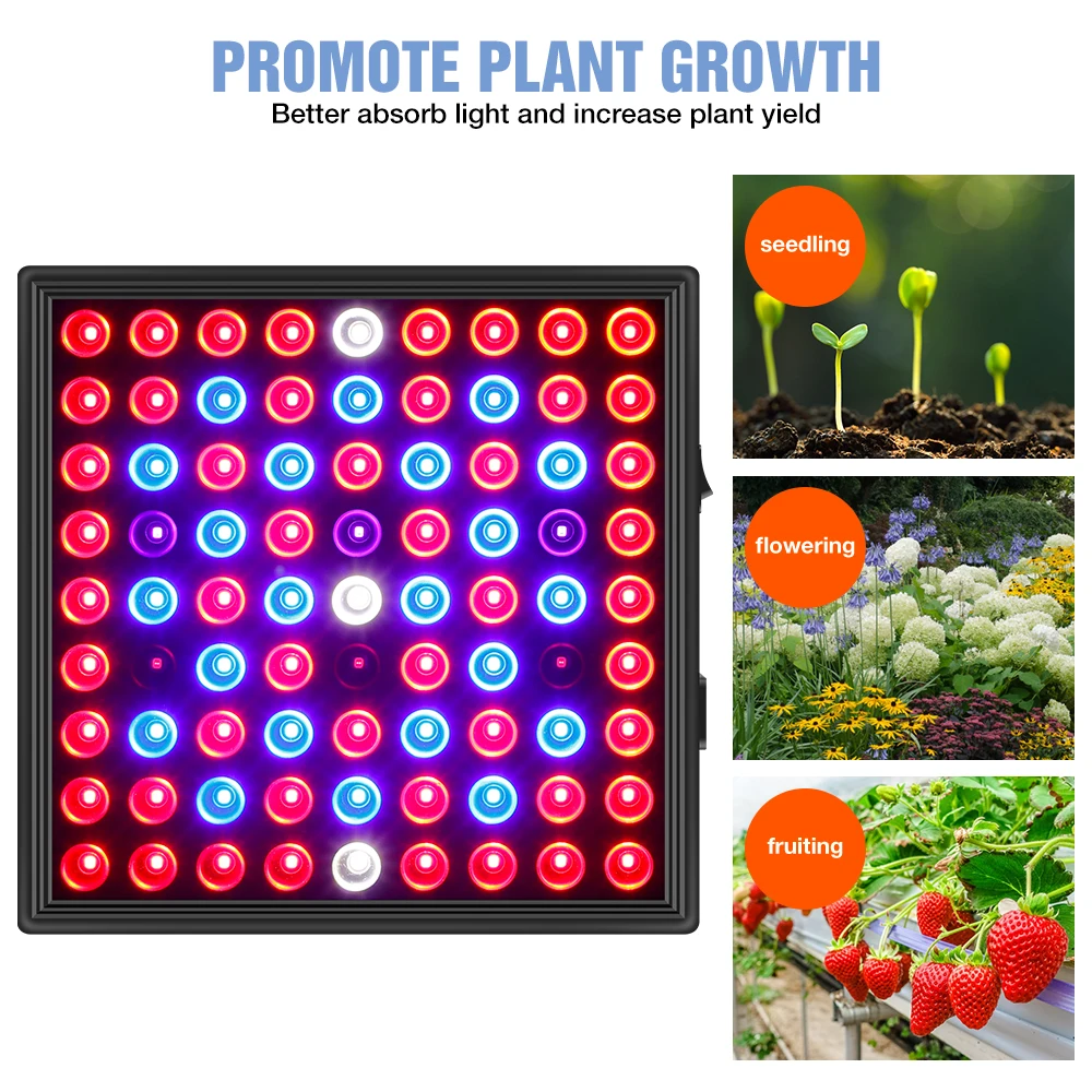 220V LED Grow Light LED Panel 30W 50W Plant Lights Full Spectrum Fitolamp Indoor Phyto Lamp For Hydroponics Flower Seed 2835 SMD
220V LED Grow Light LED Panel 30W 50W Plant Lights Full Spectrum Fitolamp Indoor Phyto Lamp For Hydroponics Flower Seed 2835 SMD