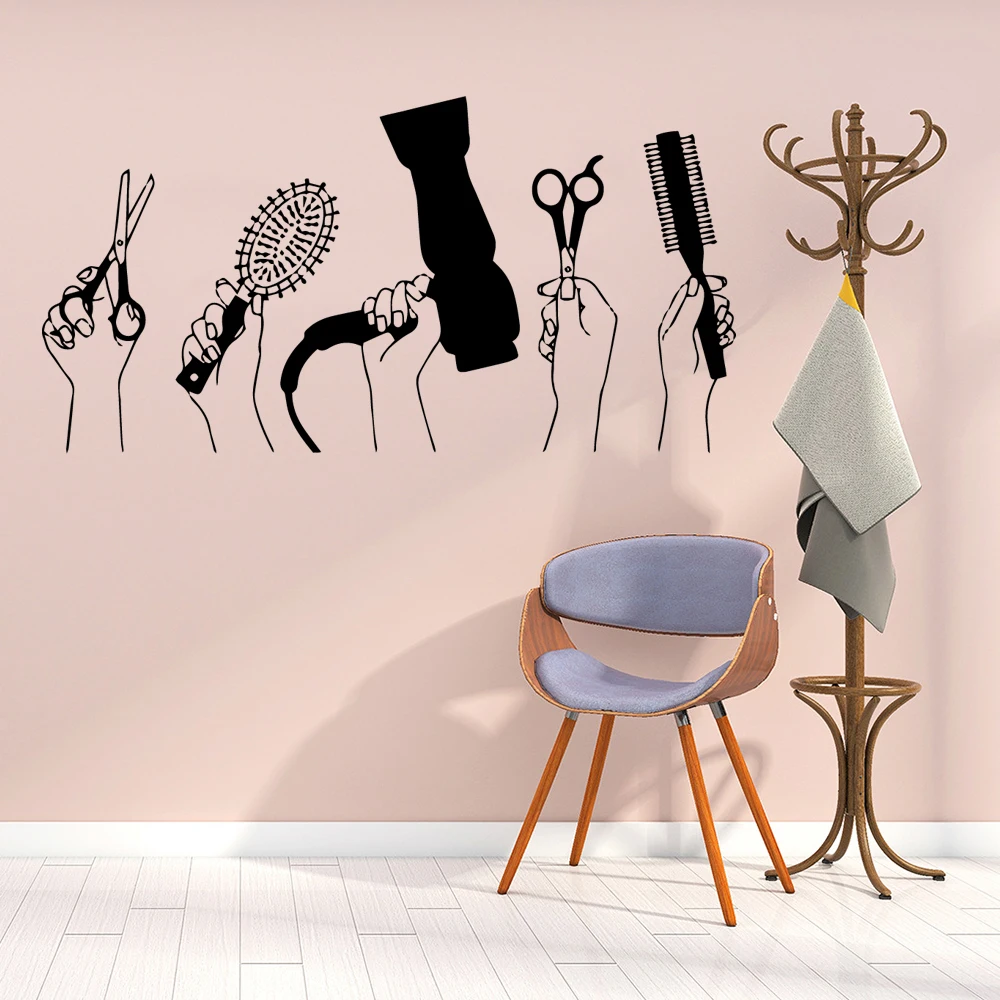 Fashion Hair salon Decor vinyl Door Sticker Hairdresser Wall sticker For Barber Stickers Salon Wall Decal sticker pared
Fashion Hair salon Decor vinyl Door Sticker Hairdresser Wall sticker For Barber Stickers Salon Wall Decal sticker pared