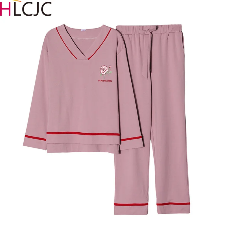 Big Size Pyjamas Women Long Sleeve Long Pant Spring Sleepwear Pajamas Set Cute Cotton Pijamas Suit New Home Clothes 13 Styles
Big Size Pyjamas Women Long Sleeve Long Pant Spring Sleepwear Pajamas Set Cute Cotton Pijamas Suit New Home Clothes 13 Styles