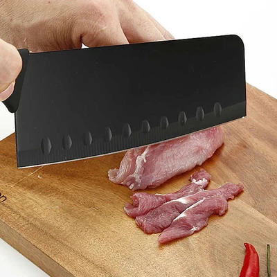 Black steel knife set, kitchen stainless steel kitchen knife fruit knife chef knife peeler cutting board set combination
Black steel knife set, kitchen stainless steel kitchen knife fruit knife chef knife peeler cutting board set combination