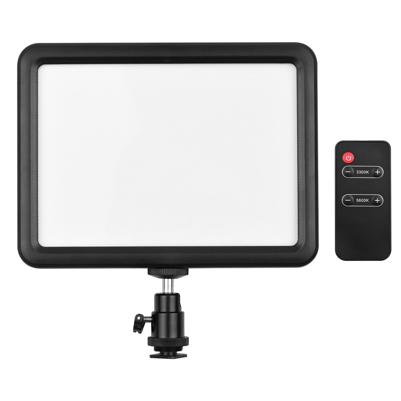 116LEDs Video Camera Light Portable Camera Photo Light Panel Bi-Color 3300K-5600K with Cold Shoe Adapter/Remote Control
116LEDs Video Camera Light Portable Camera Photo Light Panel Bi-Color 3300K-5600K with Cold Shoe Adapter/Remote Control