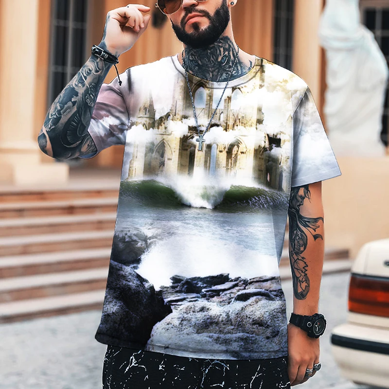 Trend Art Cool Fashion Creative Men's 3DT Shirt T-shirt Punk Men's T-shirt Casual Loose O-neck Sports Shirt 6XL
Trend Art Cool Fashion Creative Men's 3DT Shirt T-shirt Punk Men's T-shirt Casual Loose O-neck Sports Shirt 6XL