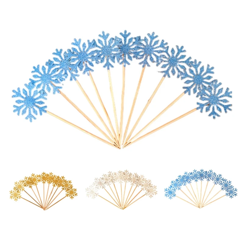 10Pcs Cute Snowflake Cupcake Topper Flags Happy Birthday Decoration Wedding Christmas Party Dessert Cake Supplies Accessories
10Pcs Cute Snowflake Cupcake Topper Flags Happy Birthday Decoration Wedding Christmas Party Dessert Cake Supplies Accessories