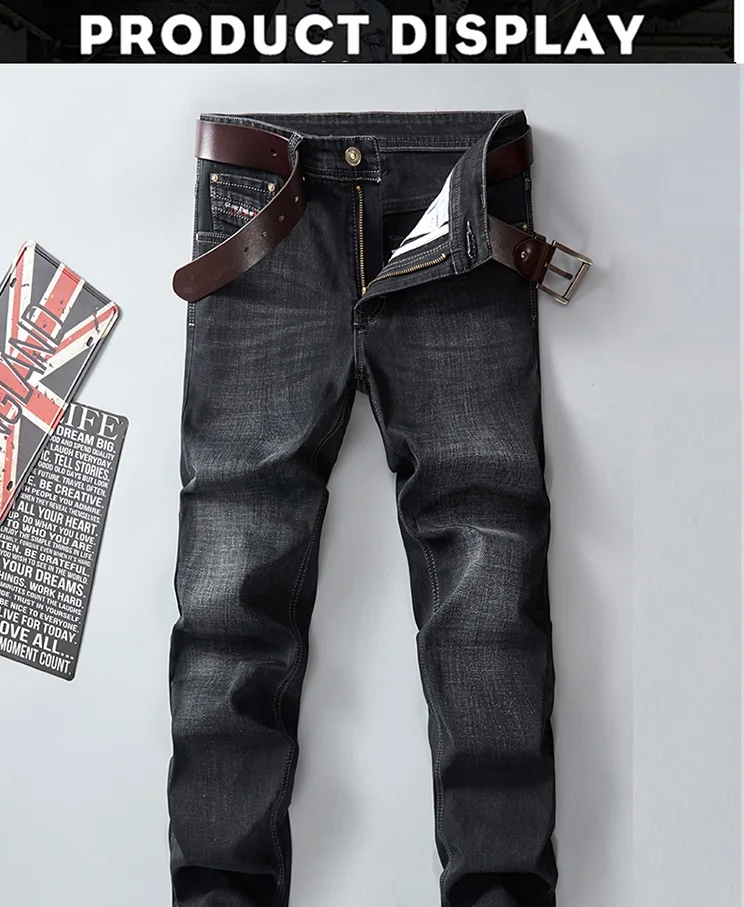 Winter New Classic Design Stretch Denim Jeans For Man Straight Handsome Boy Casual Straight Pants Business Long Trousers
Winter New Classic Design Stretch Denim Jeans For Man Straight Handsome Boy Casual Straight Pants Business Long Trousers