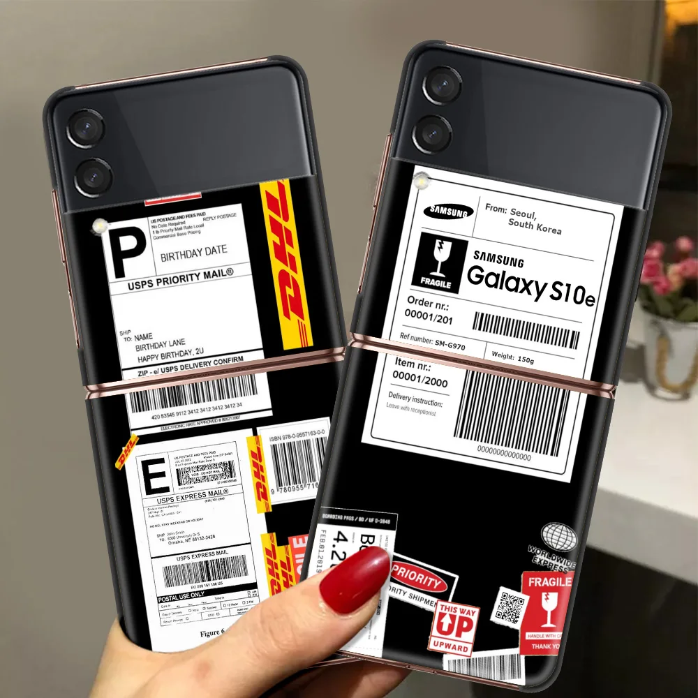 DHL Express Luxury Phone Cover For Samsung Galaxy Z Flip Case Black For Samsung Z Flip 3 5G Hard PC Foldable Shell Fundas Coque 
DHL Express Luxury Phone Cover For Samsung Galaxy Z Flip Case Black For Samsung Z Flip 3 5G Hard PC Foldable Shell Fundas Coque