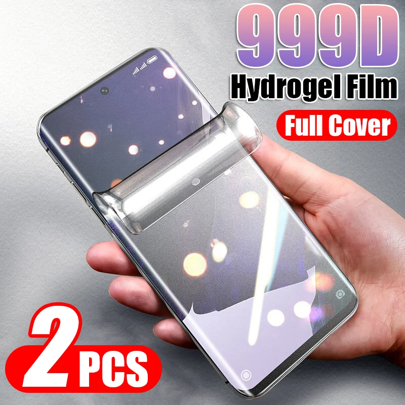 2 шт. Гидрогелевая пленка для Samsung Galaxy Note 20 S20 Ultra S8 S9 S10 Plus S10E 8 9 10 Pro S7 Edge защита