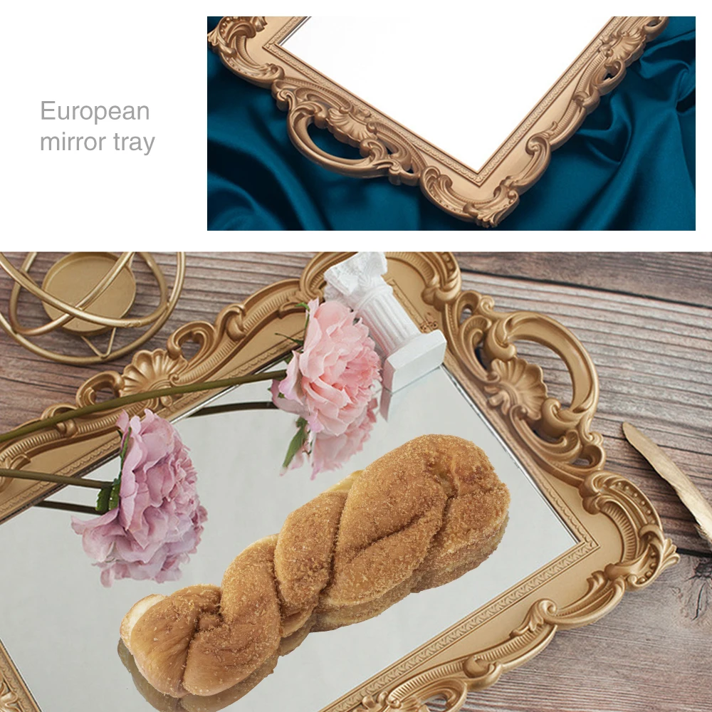 1PC European Style Retro Mirror Tray Cake Rack Storage Tray Jewelry Display Tray Food Dish Wedding Party Tableware Kitchen Dish
1PC European Style Retro Mirror Tray Cake Rack Storage Tray Jewelry Display Tray Food Dish Wedding Party Tableware Kitchen Dish