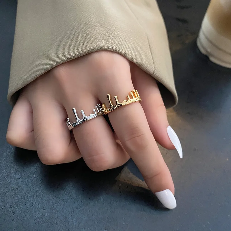 Fashion Ring Personalized Arabic Adjustable Gold Stainless Steel Men Unique Wedding Muslim Jewelry for Women Girl Gifts
Fashion Ring Personalized Arabic Adjustable Gold Stainless Steel Men Unique Wedding Muslim Jewelry for Women Girl Gifts