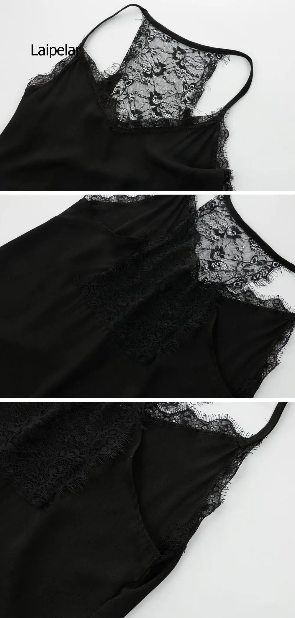 New Lace Patchwork Black Strap Maxi Dress Casual Loose V Neck Sleeveless Sode Split Women's Summer Beach Dresses Long Dress Robe
New Lace Patchwork Black Strap Maxi Dress Casual Loose V Neck Sleeveless Sode Split Women's Summer Beach Dresses Long Dress Robe
