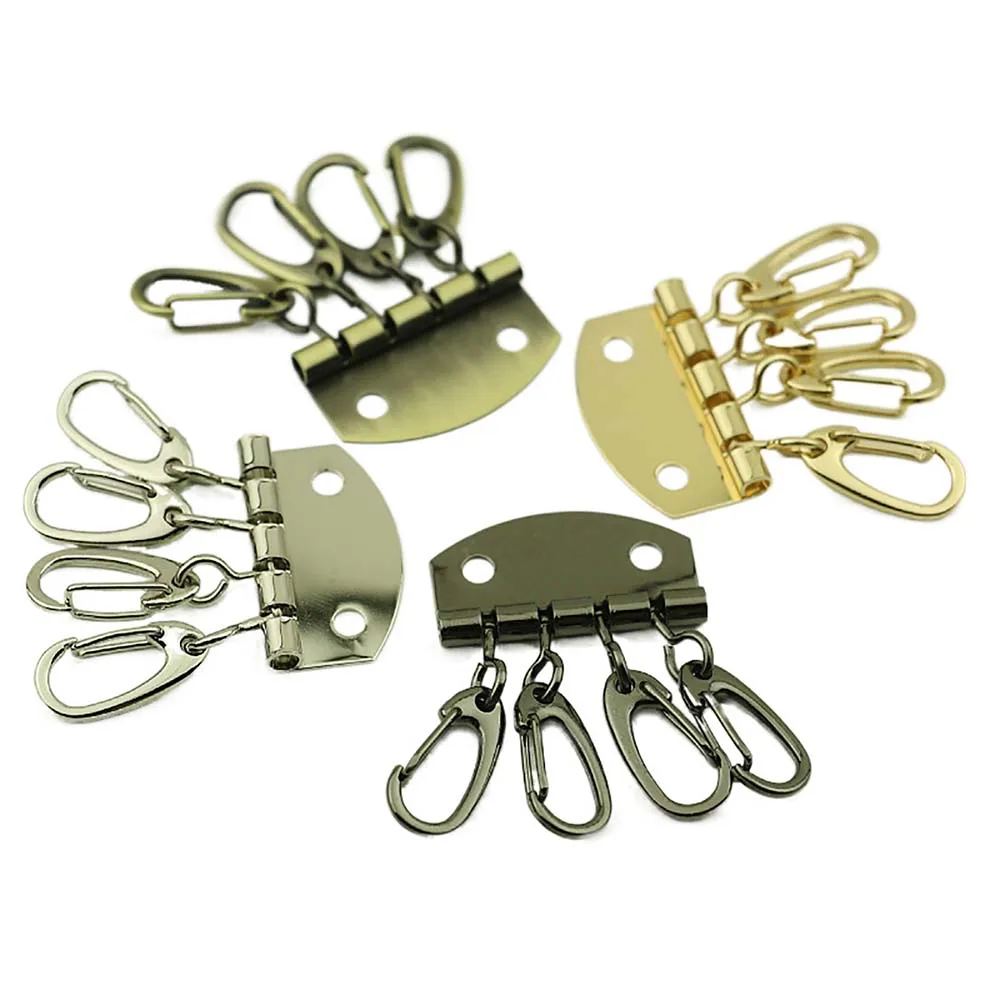 Holders Buckle Keyring Hook Clasp Clip Hardware DIY Parts 5pcs/set 4T Key Row for Leather Goods Bags Accessories
Holders Buckle Keyring Hook Clasp Clip Hardware DIY Parts 5pcs/set 4T Key Row for Leather Goods Bags Accessories