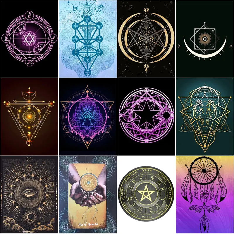 5D Diy Full Circle Tarot Divination Diamond Painting Magic Card Mosaic Cross Stitch Mosaic Home Decoration Wall Paste Handmade
5D Diy Full Circle Tarot Divination Diamond Painting Magic Card Mosaic Cross Stitch Mosaic Home Decoration Wall Paste Handmade