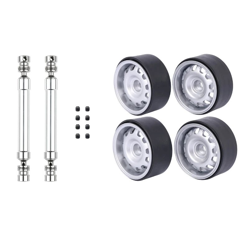 2PCS Metal CVD Drive Shaft 110-160mm for Axial SCX10 90046 Traxxas Trx4,Silver & 4Pcs 1.9Inch Beadlock Wheel Rim Hub
2PCS Metal CVD Drive Shaft 110-160mm for Axial SCX10 90046 Traxxas Trx4,Silver & 4Pcs 1.9Inch Beadlock Wheel Rim Hub