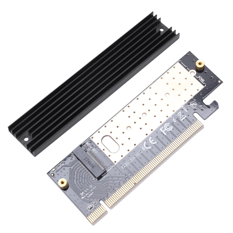 M.2 Nvme Ssd адаптер M2 на Pcie 3 0 X16 контроллер карты M ключ интерфейс Поддержка Pci Express X4