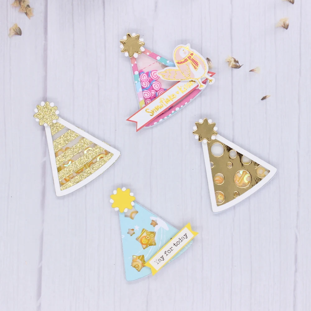 KLJUYP Cute Party Hat Shaker Metal Cutting Dies for Scrapbooking/photo album Decorative Embossing Paper Card
KLJUYP Cute Party Hat Shaker Metal Cutting Dies for Scrapbooking/photo album Decorative Embossing Paper Card