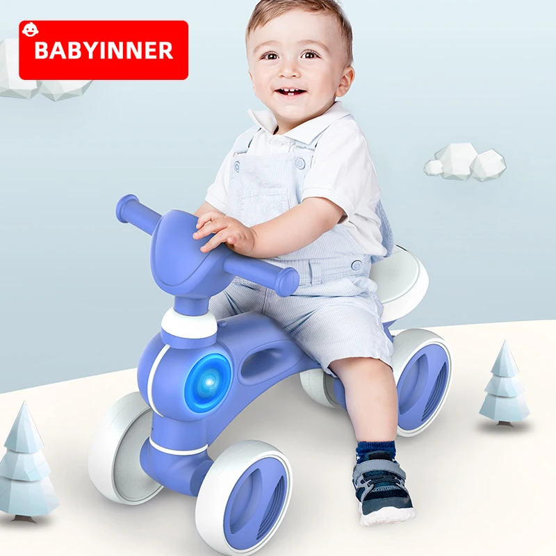 BABYINNER Baby Balance Bike Multi-function Child Scooter Tricycle 4 Wheels Learning Walk Scooter Non-inflatable Kid Pedal Trike
BABYINNER Baby Balance Bike Multi-function Child Scooter Tricycle 4 Wheels Learning Walk Scooter Non-inflatable Kid Pedal Trike