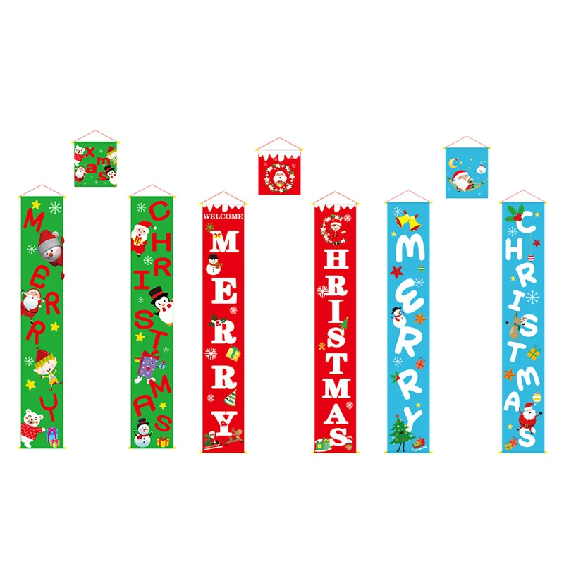 3pcs/set Cartoon Merry Christmas Couplet Fabric Door Hanging Ornament New Year Party Decor Home Door Curtain Window Banner Decor
3pcs/set Cartoon Merry Christmas Couplet Fabric Door Hanging Ornament New Year Party Decor Home Door Curtain Window Banner Decor