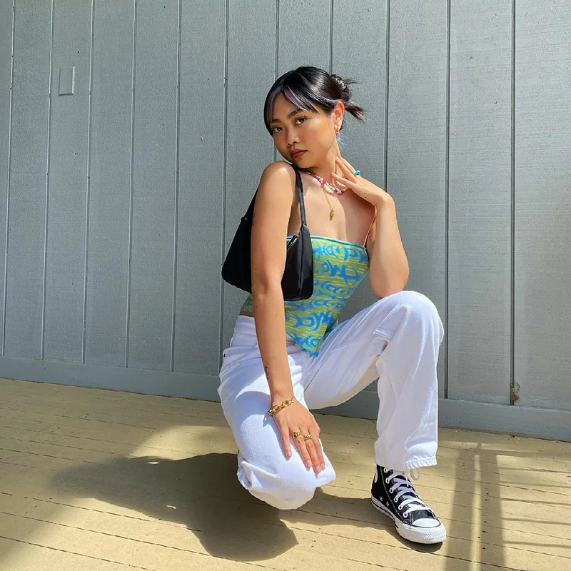 Beyouare Kawaii Clothes Strapless Women's Tank Knitting Panelled Print Asymmetrical Crop Top 2021 Summer Korean Fashion Elegant
Beyouare Kawaii Clothes Strapless Women's Tank Knitting Panelled Print Asymmetrical Crop Top 2021 Summer Korean Fashion Elegant