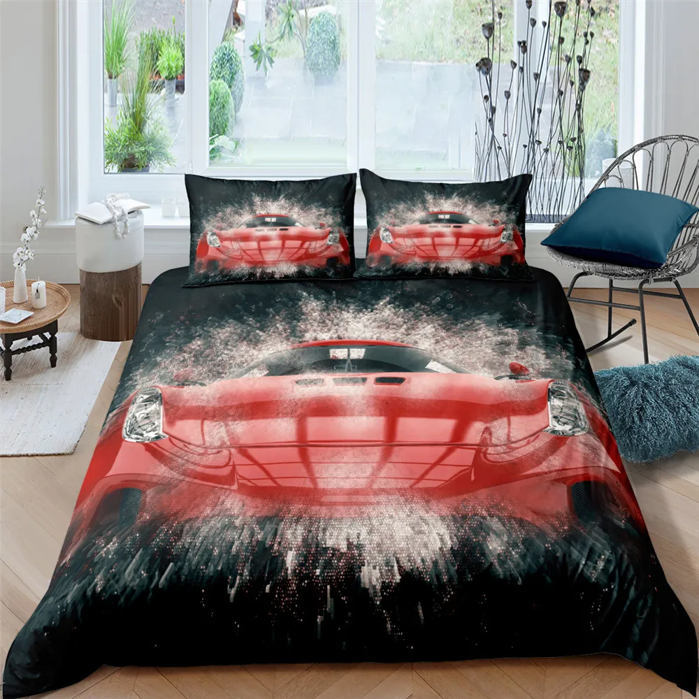 Racing Car Vehicles Bedding Set 2/3 Pcs Polyester Bedroom Decor Quilt Cover Pillowcase King Queen For Adults
Racing Car Vehicles Bedding Set 2/3 Pcs Polyester Bedroom Decor Quilt Cover Pillowcase King Queen For Adults