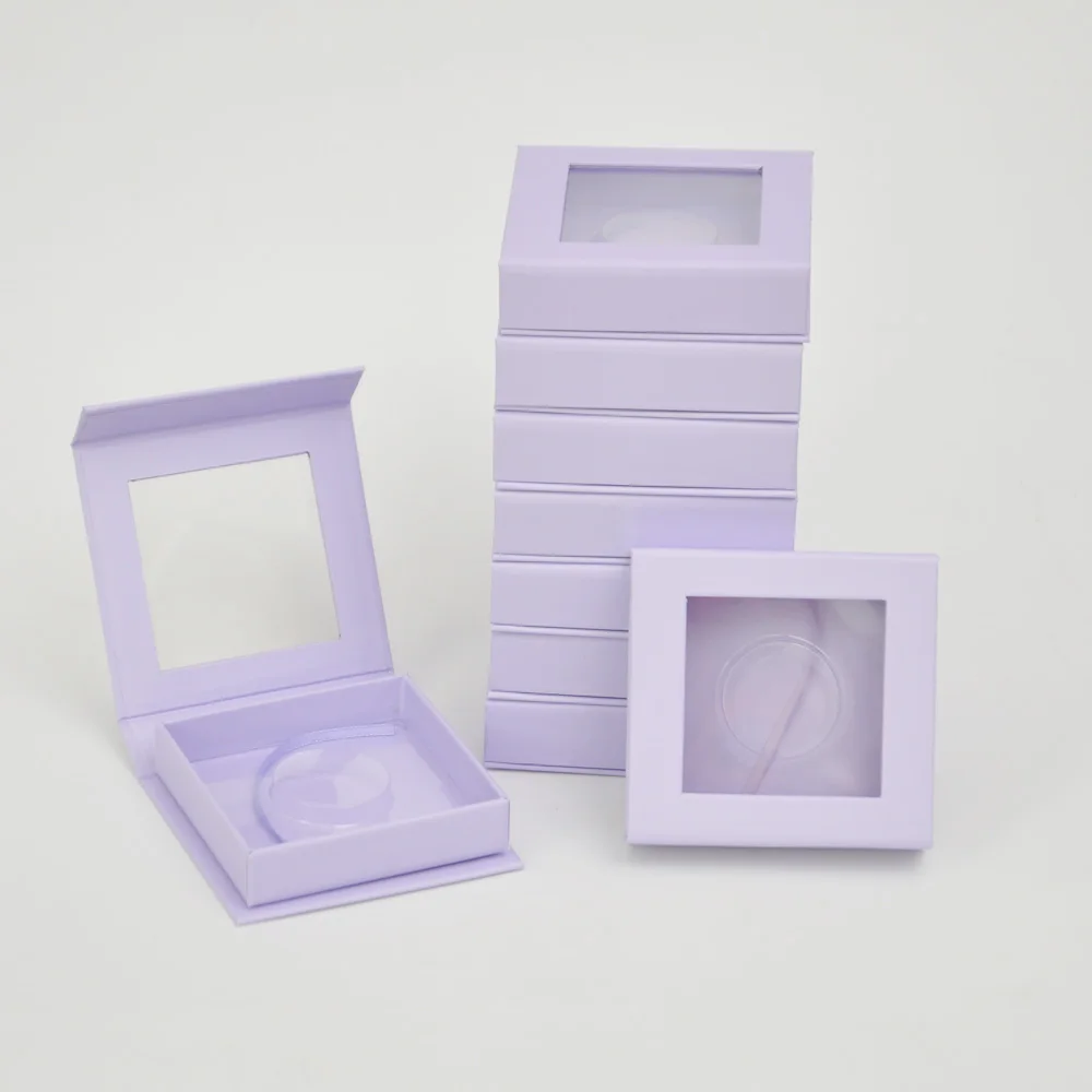 10pcs/pack Wholesale Eyelash Packaging Box Lash Boxes Package Custom Square Lavender 25mm Faux Cils Holder Storage Case Vendors
10pcs/pack Wholesale Eyelash Packaging Box Lash Boxes Package Custom Square Lavender 25mm Faux Cils Holder Storage Case Vendors