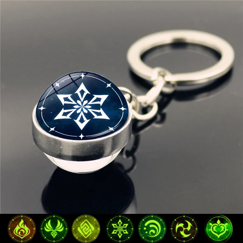 Genshin Impact Crystal Keychain Double-sided Glass Ball Eye of God Water Wind Thunder Fire Rock Ice Element Key Chains Wholesale
Genshin Impact Crystal Keychain Double-sided Glass Ball Eye of God Water Wind Thunder Fire Rock Ice Element Key Chains Wholesale