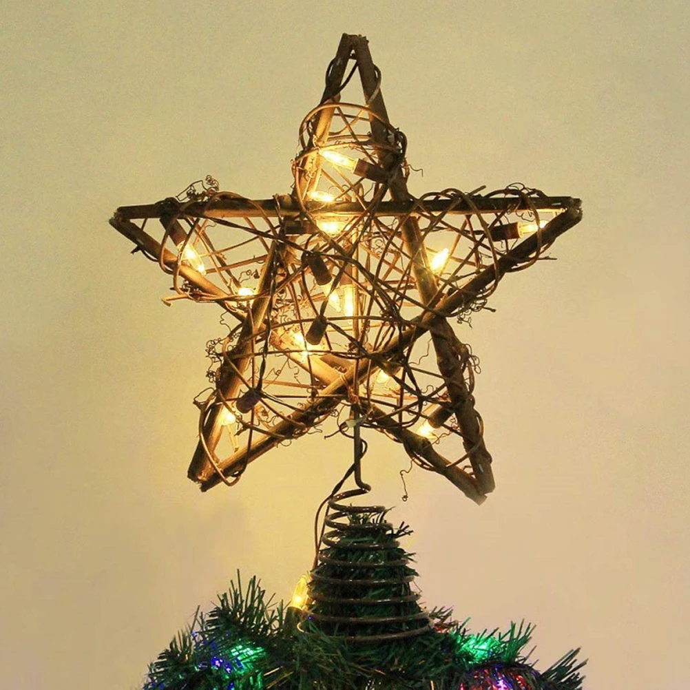 Christmas Rattan Star Treetop With Led Light Spring Support Xmas Tree Topper Decoration Christmas Tree Top Star Decoration
Christmas Rattan Star Treetop With Led Light Spring Support Xmas Tree Topper Decoration Christmas Tree Top Star Decoration