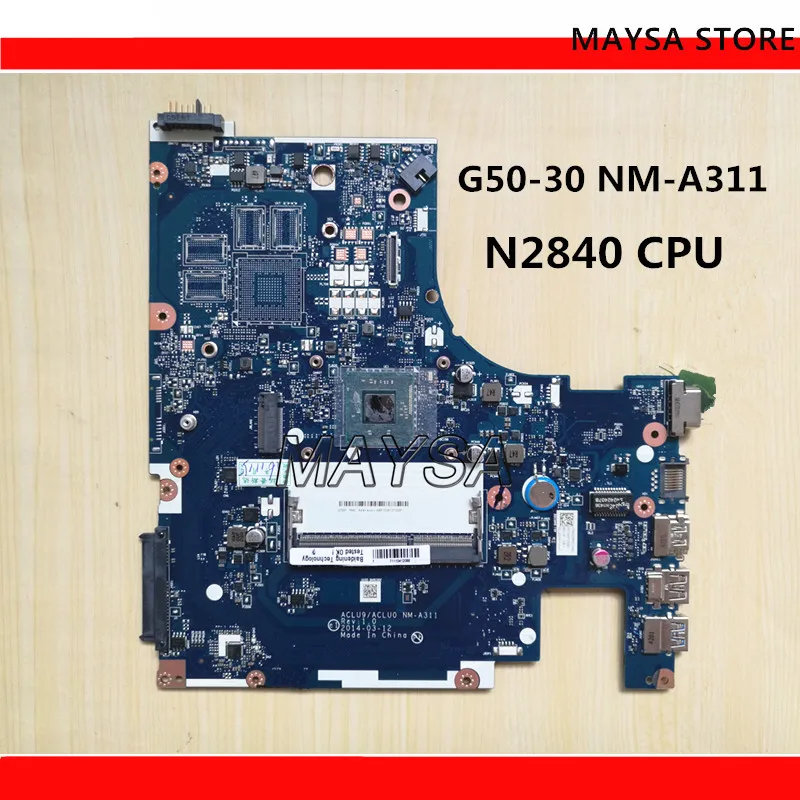 Материнская плата для ноутбука Lenovo ACLU9/ACLU0 DDR3 с процессором|main board|g5 motherboardlaptop