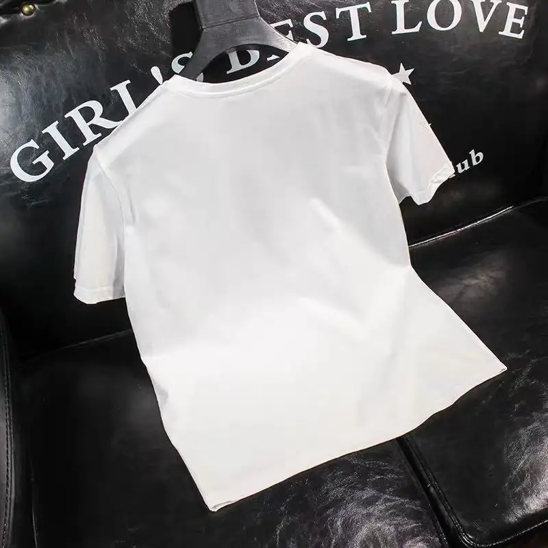 Men 's T-shirt 2021 Summer Fashion Brand Trendy Sequined Embroidered Mercerized Cotton Short-Sleeved T-shirt Men 's Clothing
Men 's T-shirt 2021 Summer Fashion Brand Trendy Sequined Embroidered Mercerized Cotton Short-Sleeved T-shirt Men 's Clothing