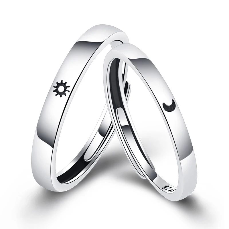 Fashion Simple Opening Sun Moon Ring Minimalist Silver Color Sun Moon Adjustable Ring For Men Women Couple Engagement Jewelry
Fashion Simple Opening Sun Moon Ring Minimalist Silver Color Sun Moon Adjustable Ring For Men Women Couple Engagement Jewelry