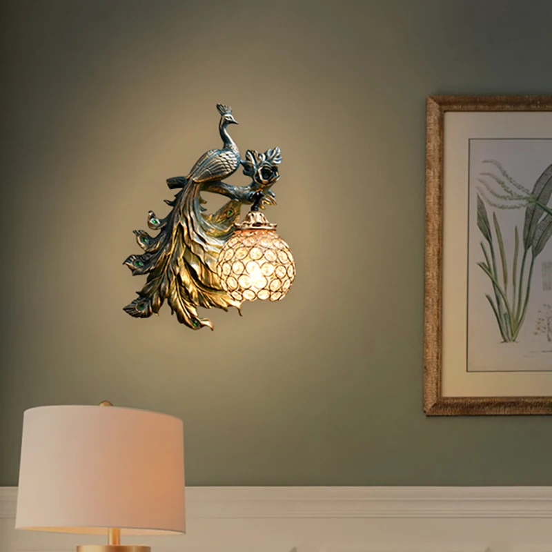 Modern Resin Decor Wall Lamp for Bedroom LOFT Home Decoration Corridor Aisle Peacock Wall Sconce Background Wall Lights Lighting
Modern Resin Decor Wall Lamp for Bedroom LOFT Home Decoration Corridor Aisle Peacock Wall Sconce Background Wall Lights Lighting