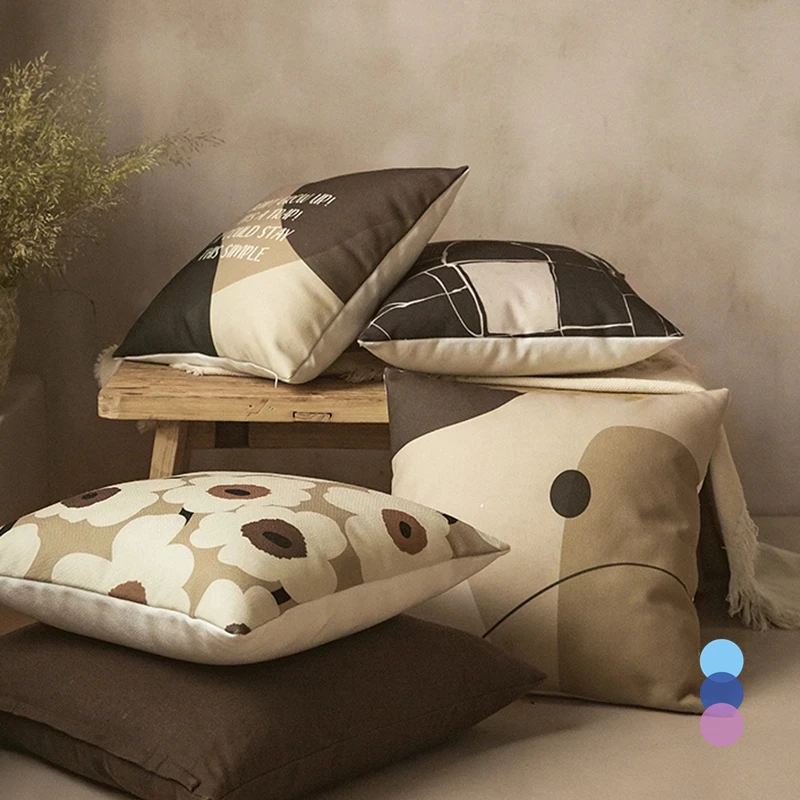 Cushion Cover Brown Pillow Cover Aesthetic Geometry Throw Pillows For Living Room Funda Cojin 45*45 Home Decor Spring Decoration 
Cushion Cover Brown Pillow Cover Aesthetic Geometry Throw Pillows For Living Room Funda Cojin 45*45 Home Decor Spring Decoration