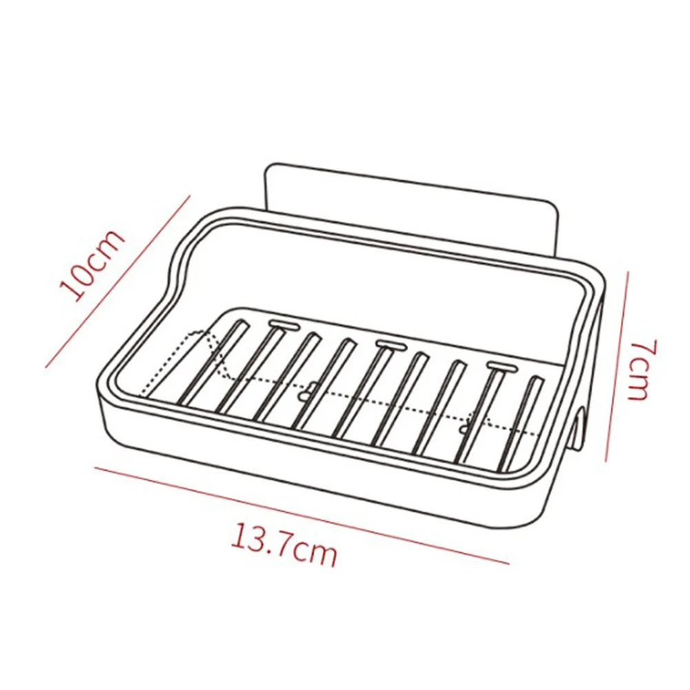 Soap Dish Soap Holder Adhesive Wall Mounted Soap Dish Container Leak Proof Self Draining Soap Box, Shower Dish for Home Bathroom
Soap Dish Soap Holder Adhesive Wall Mounted Soap Dish Container Leak Proof Self Draining Soap Box, Shower Dish for Home Bathroom