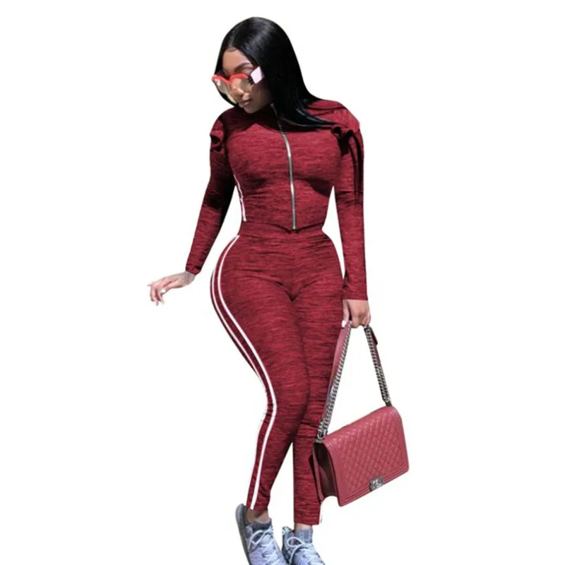 Women's Tracksuit Ruffles Long Sleeve Bandage Top and Pant Suit Elegant Sports Set Zipper Casual Autumn Lady Clothes
Women's Tracksuit Ruffles Long Sleeve Bandage Top and Pant Suit Elegant Sports Set Zipper Casual Autumn Lady Clothes