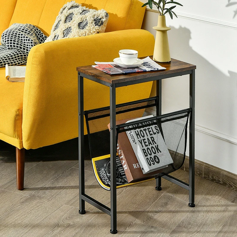Retro Narrow Mesh Magazine Sling Industrial Accent Console Table Heavy Duty Steel Frames Rust Proof Steel Base Coffee End Tables
Retro Narrow Mesh Magazine Sling Industrial Accent Console Table Heavy Duty Steel Frames Rust Proof Steel Base Coffee End Tables