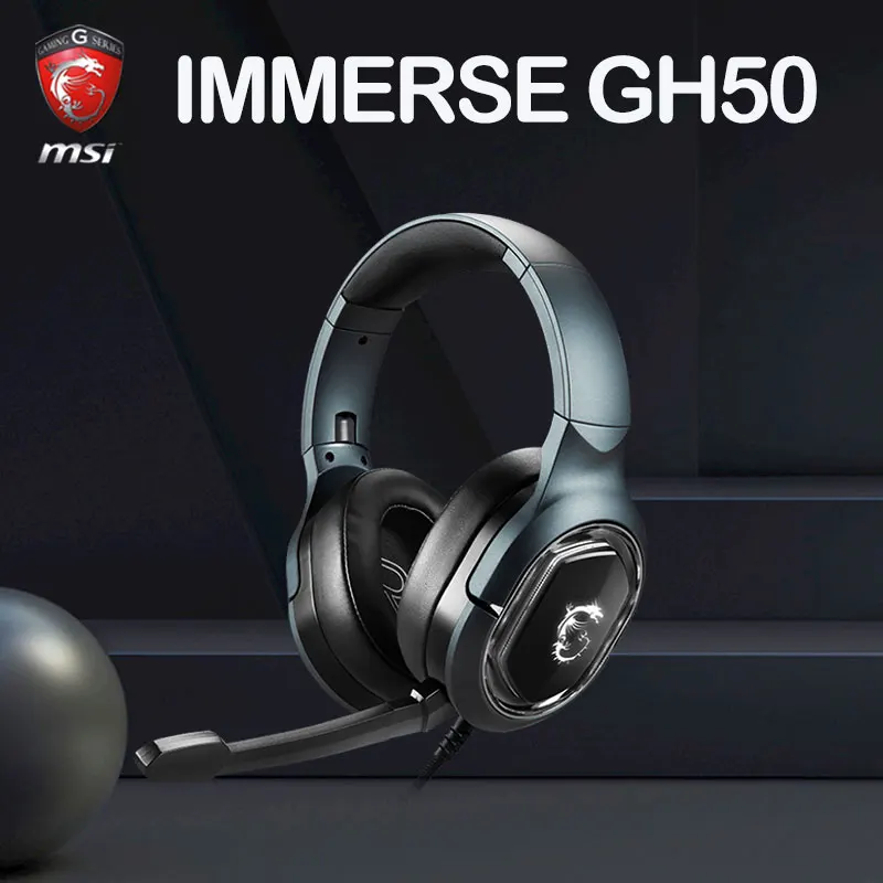 Эргономичные Проводные геймерские наушники, игровая гарнитура MSI immerg GH50 с микрофоном, RGB шумоподавление, Hi-Fi, для ноутбука, ПК
Эргономичные Проводные геймерские наушники, игровая гарнитура MSI immerg GH50 с микрофоном, RGB шумоподавление, Hi-Fi, для ноутбука, ПК