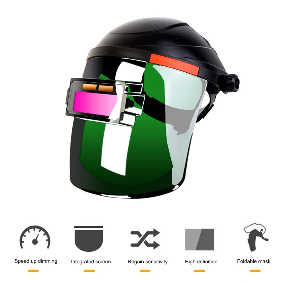 Electric Welding Mask Solar Automatic Darkening Photoelectric Protective Lens Welding Helmet Household Type Welding Tools
Electric Welding Mask Solar Automatic Darkening Photoelectric Protective Lens Welding Helmet Household Type Welding Tools