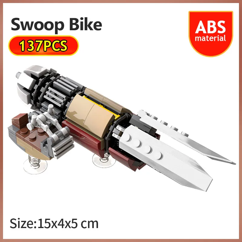Star Plan Wars The Marshall's Swoop Bike Building Blocks MOC Assembly Space Ship Model Kids Diy Bricks Educational Toy Xmas Gift
Star Plan Wars The Marshall's Swoop Bike Building Blocks MOC Assembly Space Ship Model Kids Diy Bricks Educational Toy Xmas Gift