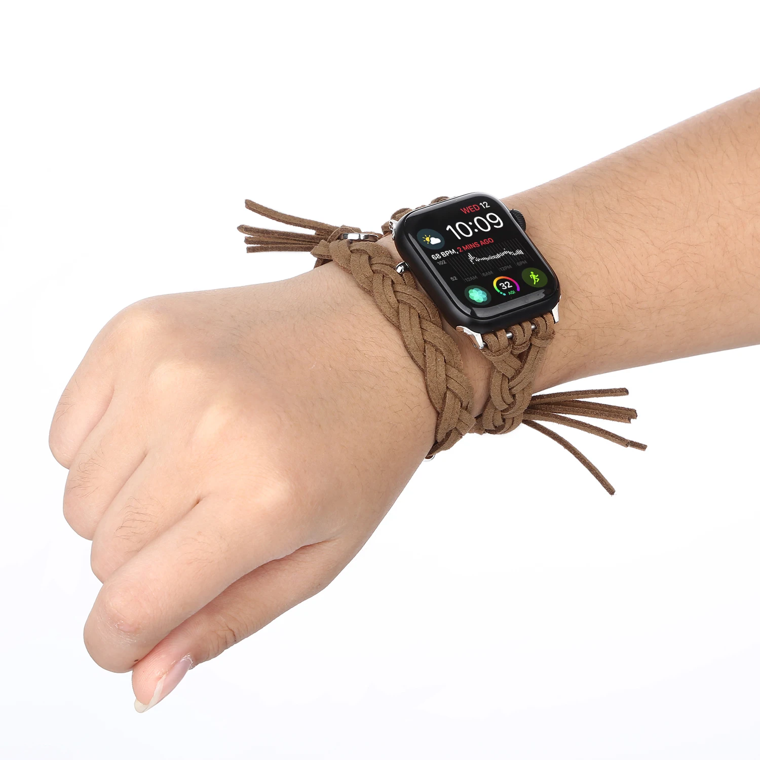 Brown Rope Watchbands for Apple Watch 6 5 44mm 40mm 38mm 42mm Bracelet Strap Iwatch 4 3 2 1 Stylish Loop Replacement Accessories
Brown Rope Watchbands for Apple Watch 6 5 44mm 40mm 38mm 42mm Bracelet Strap Iwatch 4 3 2 1 Stylish Loop Replacement Accessories