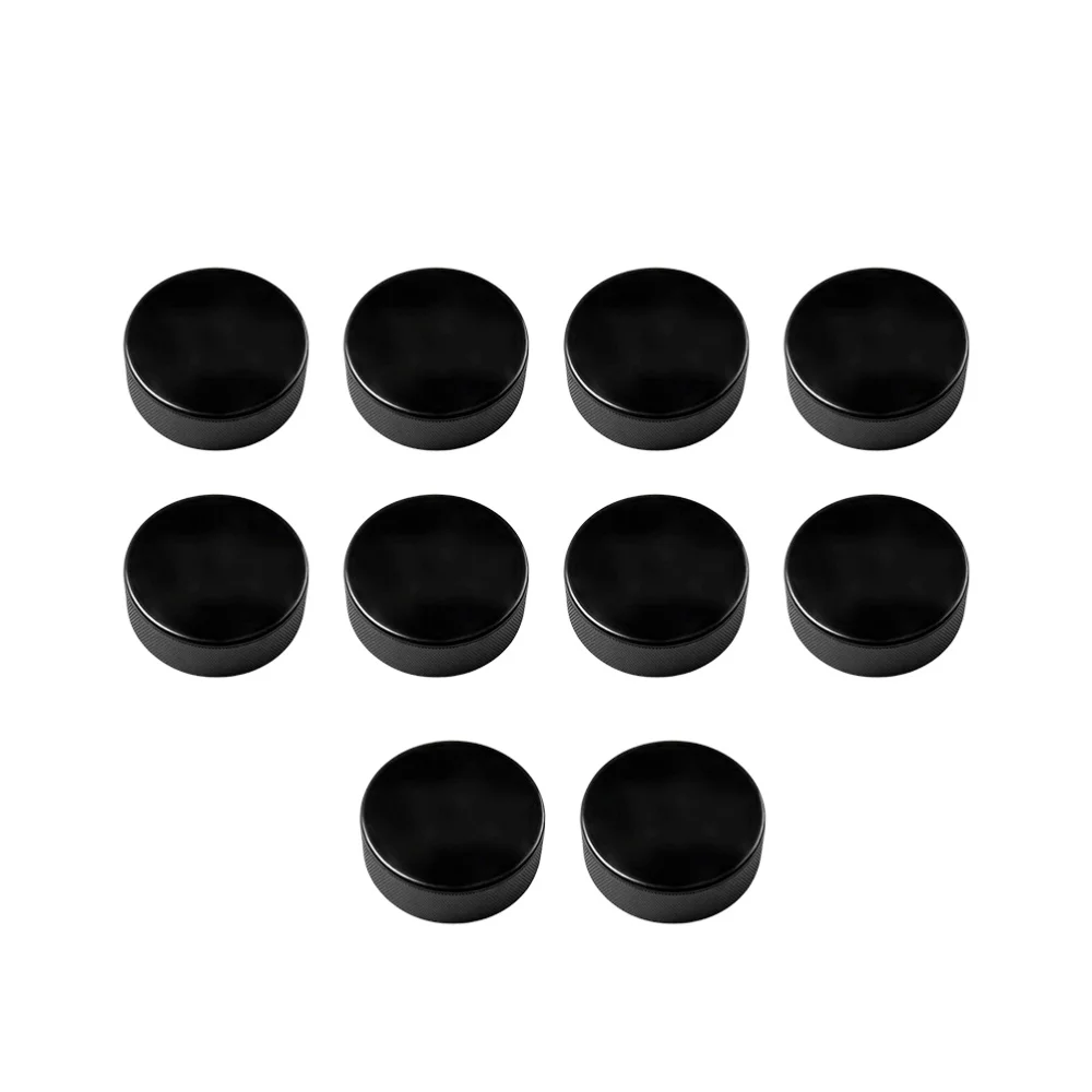 10 Pcs Professional Rubber Ice Hockey Pucks Standard Hockey Balls Sports Supplies for Practicing Training Game (Black)
10 Pcs Professional Rubber Ice Hockey Pucks Standard Hockey Balls Sports Supplies for Practicing Training Game (Black)