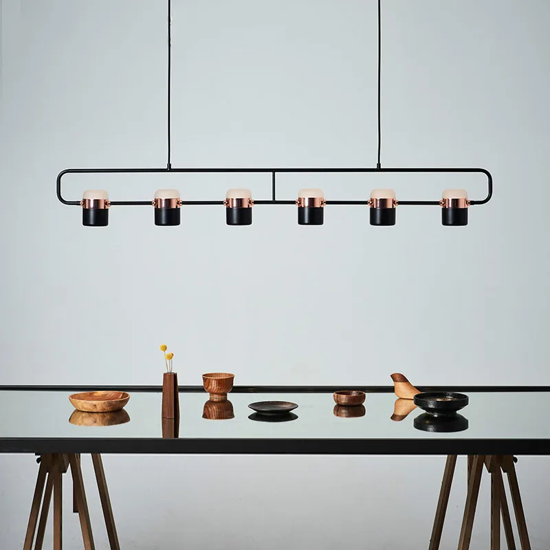 Luxurious Designer Dining Long Chandelier Lights Minimalist Modern Black Lustres Pendentes Nordic Lamps Dinning Room Lights
Luxurious Designer Dining Long Chandelier Lights Minimalist Modern Black Lustres Pendentes Nordic Lamps Dinning Room Lights