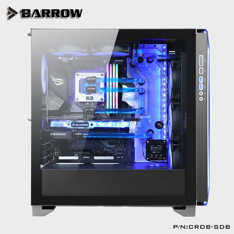 Barrow Water Cooling Kits CRDB-SDB, Waterway Boards for COUGAR DarkBlader Case , for Intel CPU Water Bloc &Single GPU Building 
Barrow Water Cooling Kits CRDB-SDB, Waterway Boards for COUGAR DarkBlader Case , for Intel CPU Water Bloc &Single GPU Building
