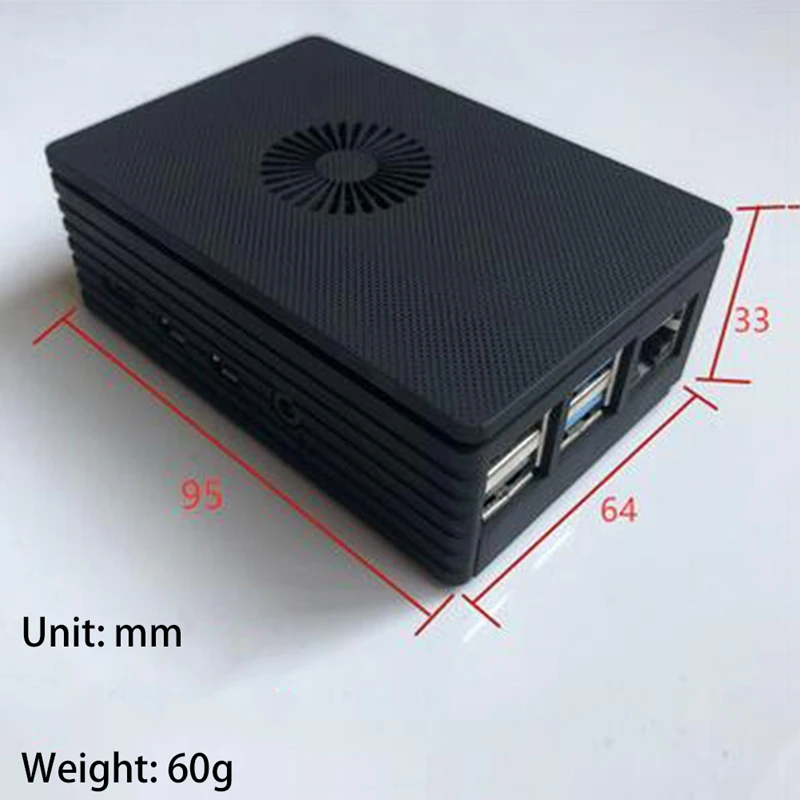 for Raspberry Pi 4 Case Protective ABS Case Black Shell Enclosure Plastic Box
for Raspberry Pi 4 Case Protective ABS Case Black Shell Enclosure Plastic Box