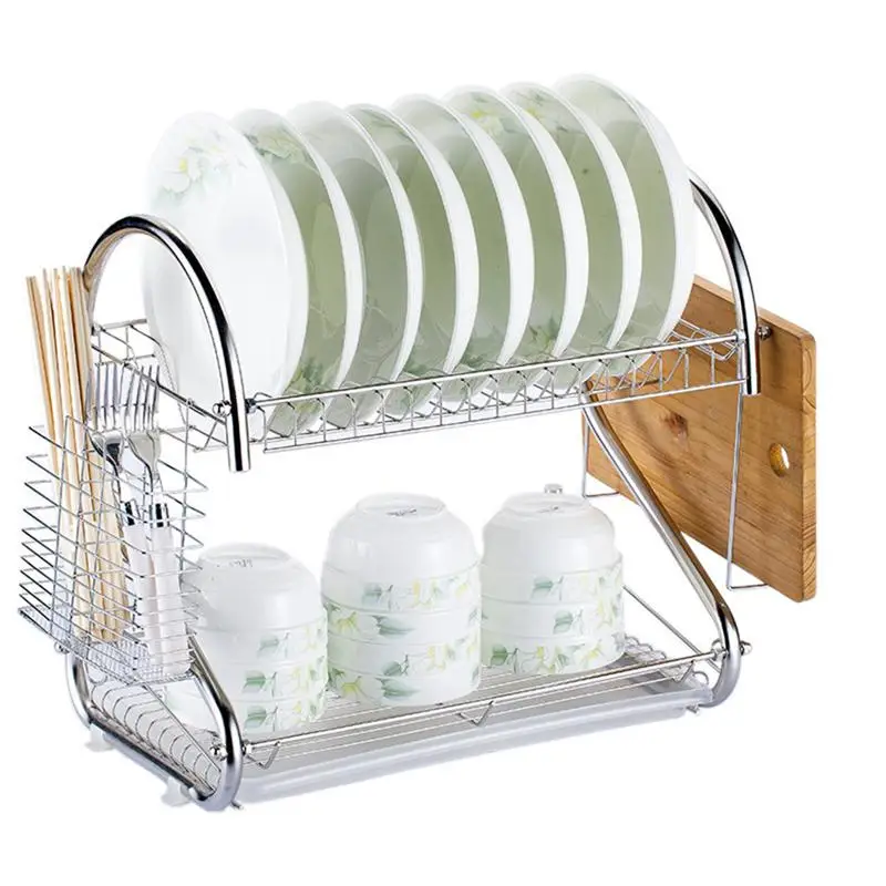 Multi-Functional Double Layer Kitchen Metal Dish Drying Rack Shelf Holder Vegetables Fruit Tableware Organizer
Multi-Functional Double Layer Kitchen Metal Dish Drying Rack Shelf Holder Vegetables Fruit Tableware Organizer