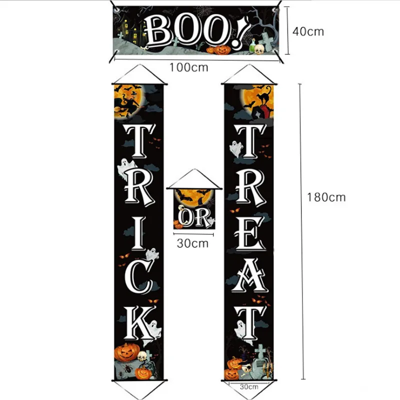 1 Pair Halloween Couplet DIY Home Door Decoration Party Banner Couplet Family Party House Decoration Halloween Decoration
1 Pair Halloween Couplet DIY Home Door Decoration Party Banner Couplet Family Party House Decoration Halloween Decoration
