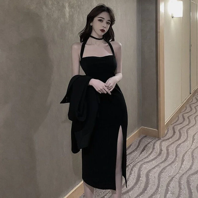 Женское вечернее платье средней длины, с длинным рукавом
Женское вечернее платье средней длины, с длинным рукавом