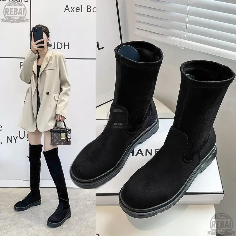 Women Ankle Boots Ladies Shoes Slip on Mid Calf Platform SoftLong Boot Footwear Woman Fashion Autumn Winter Thigh High Boots
Women Ankle Boots Ladies Shoes Slip on Mid Calf Platform SoftLong Boot Footwear Woman Fashion Autumn Winter Thigh High Boots