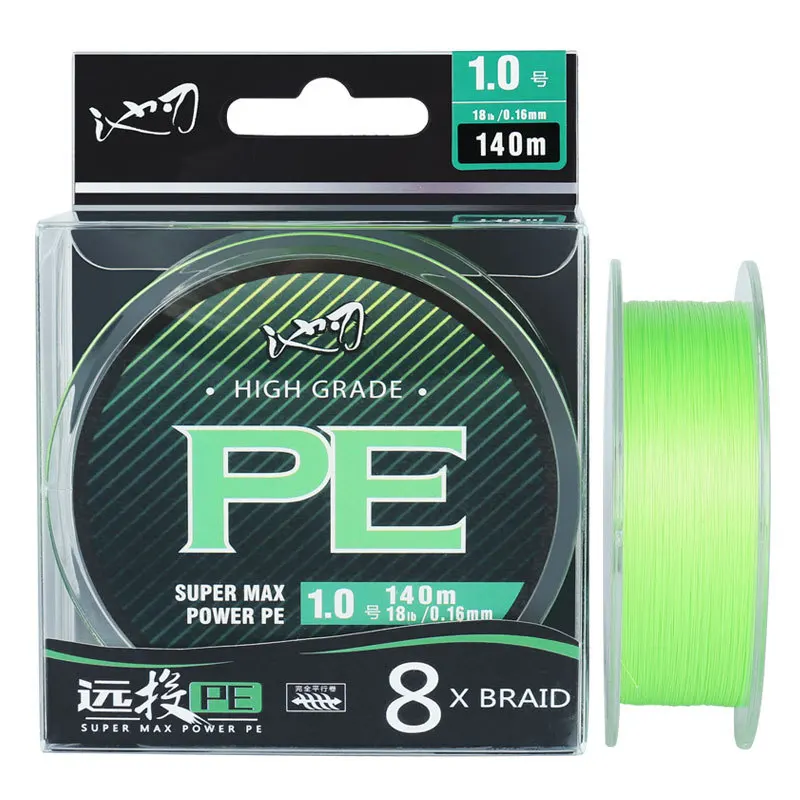Luya Yuanzhu 8 series PE line sub-professional pe fishing line anti-bite strong horse braided long-distance fishing line
Luya Yuanzhu 8 series PE line sub-professional pe fishing line anti-bite strong horse braided long-distance fishing line